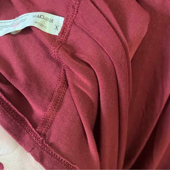 NWOT Anthropologie Women's Button-Up Pajama Top Wine Color Modal Sleepwear 3XL - Picture 6 of 13
